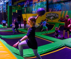 ​Launch is a Chicago trampoline park with bowling and an arcade, too. Photo courtesy of Visit Lake County