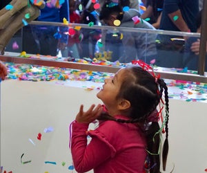 The Fort Worth Museum of Science and Industry is dropping tons of confetti at their Noon Year's Eve Party. Photo courtesy of the museum.
