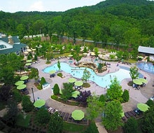 Stay right on Dollywood's property at the DreamMore Resort & Spa.
