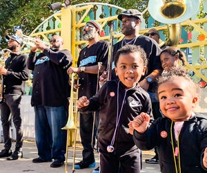 Party down at the Noon Year's Eve celebration at the Children's Museum Houston. Photo courtesy of the museum
