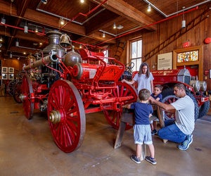Learn all about fire safety and the history of firefighters in Philly at the Fireman's Hall Museum.Photo by J. Fusco for Visit Philadelphia 