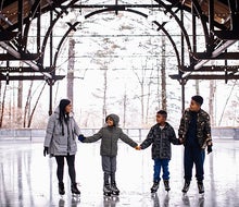 Hit the ice at the scenic Mohonk Mountan House, which offers winter day passes to enjoy its spectacular resort amenities. Photo courtesy of the venue