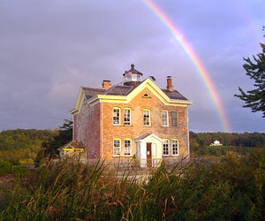 The Saugerties Lighthouse is a stunning getaway no matter the season.