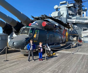 The Battkeship New Jersey is an amazing hands on experience for families. Photo by Lisa Warden