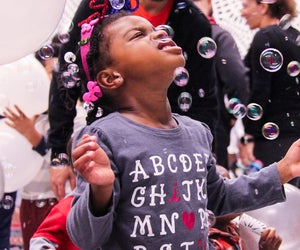 Wear your coolest costume and count down to a noon balloon drop at the Young at Art Museum. Photo courtesy of  the museum