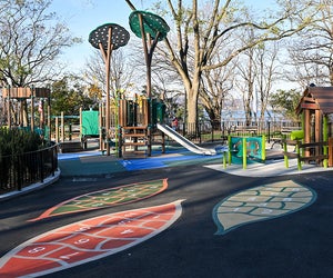 Vinland Playground got a fresh upgrade in Bay Ridge. Photo by NYC Parks/Daniel Avila 