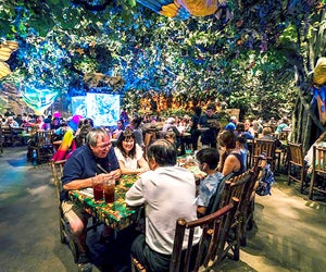 The Rainforest Cafe has two family-friendly restaurants in New Jersey. Photo courtesy of Rainforest Cafe