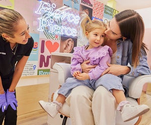 All Rowan piercings are performed by licensed nurses, using hypoallergenic jewelry. Photo courtesy Rowan