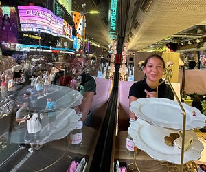 Tea Around Town combines a sumptuous meal with a unique view NYC landmarks! Photo by Jody Mercier 
