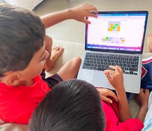 Kids can play these daily word games alone or with a friend. Photo by Sara Marentette