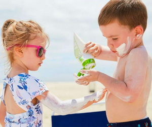 Get a sunscreen they won't mind slathering on! Babyganics Mineral Sunscreen Lotion image courtesy of the company