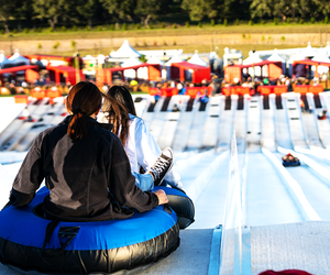 Enjoy a single, tandem, or family ride atop the snow tubing hill at Snowcat Ridge. Photo courtesy of Snowcat Ridge